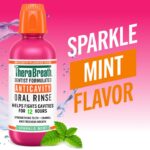 Ополіскувач для ротової порожнини проти карієсу - TheraBreath Sparkle Mint, 473 мл - Зображення 4